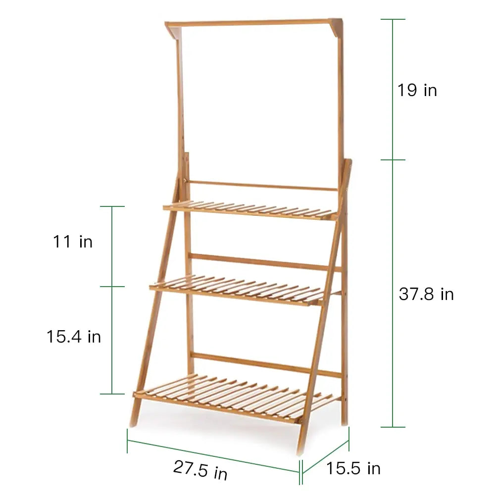 3-Tier Hanging Plant Stand - White Oak Home Goods - Plant Stand