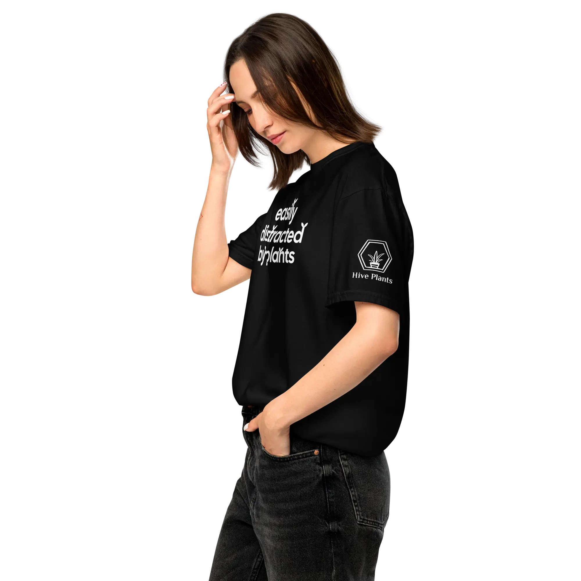 Easily Distracted By Plants t-shirt - The White Oak Collection -