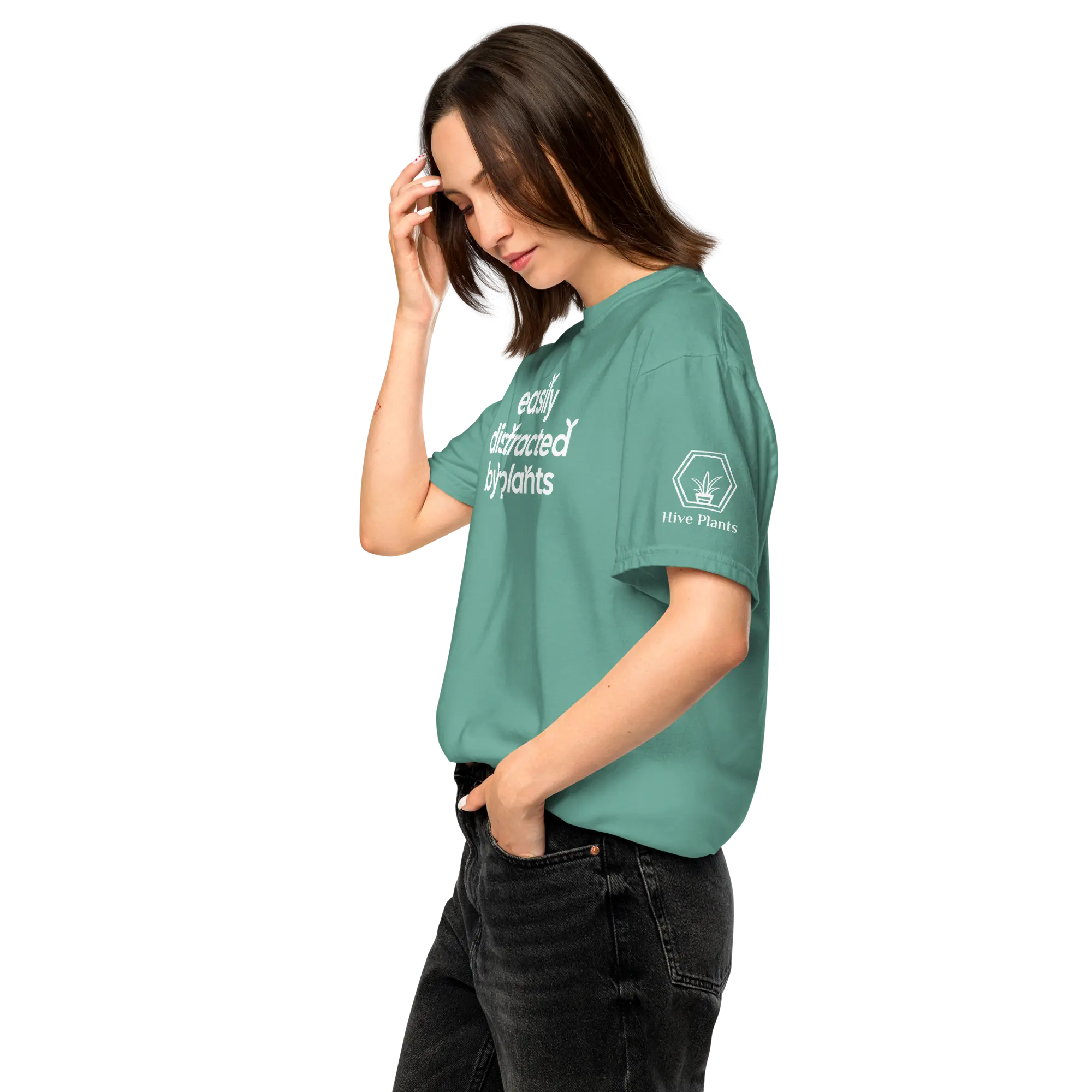 Easily Distracted By Plants t-shirt - The White Oak Collection -