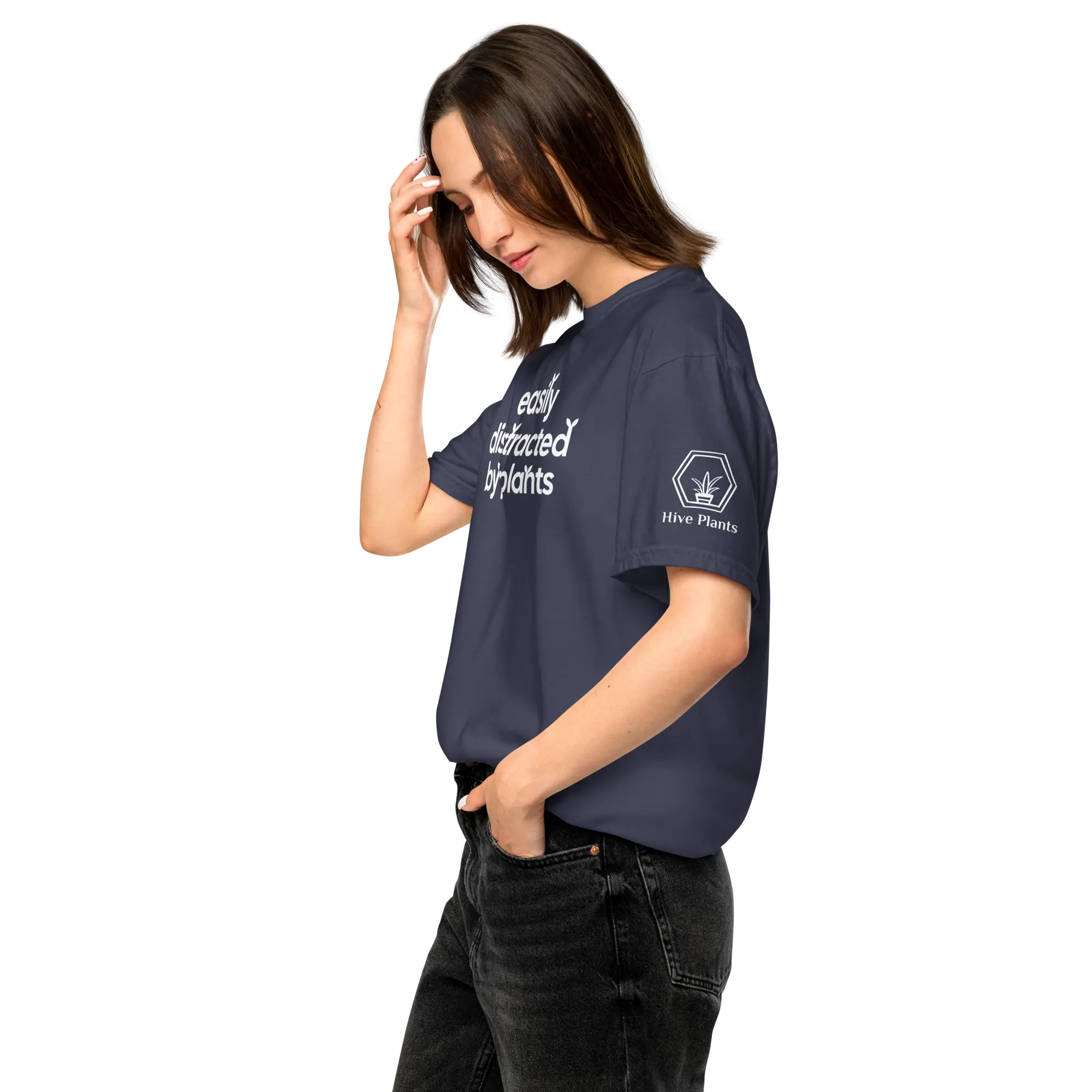 Easily Distracted By Plants t-shirt - The White Oak Collection -