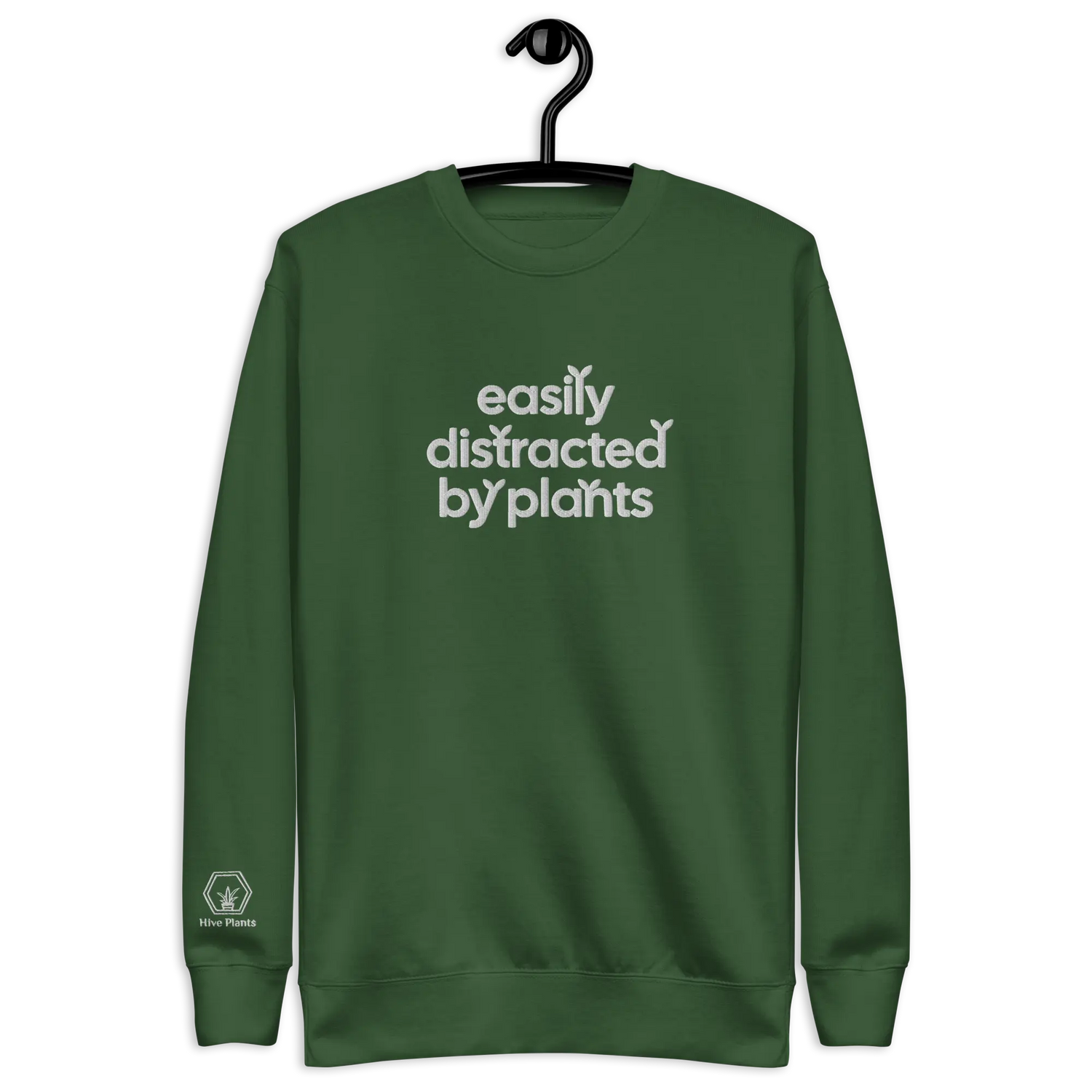 Easily Distracted By Plants Sweatshirt - The White Oak Collection -