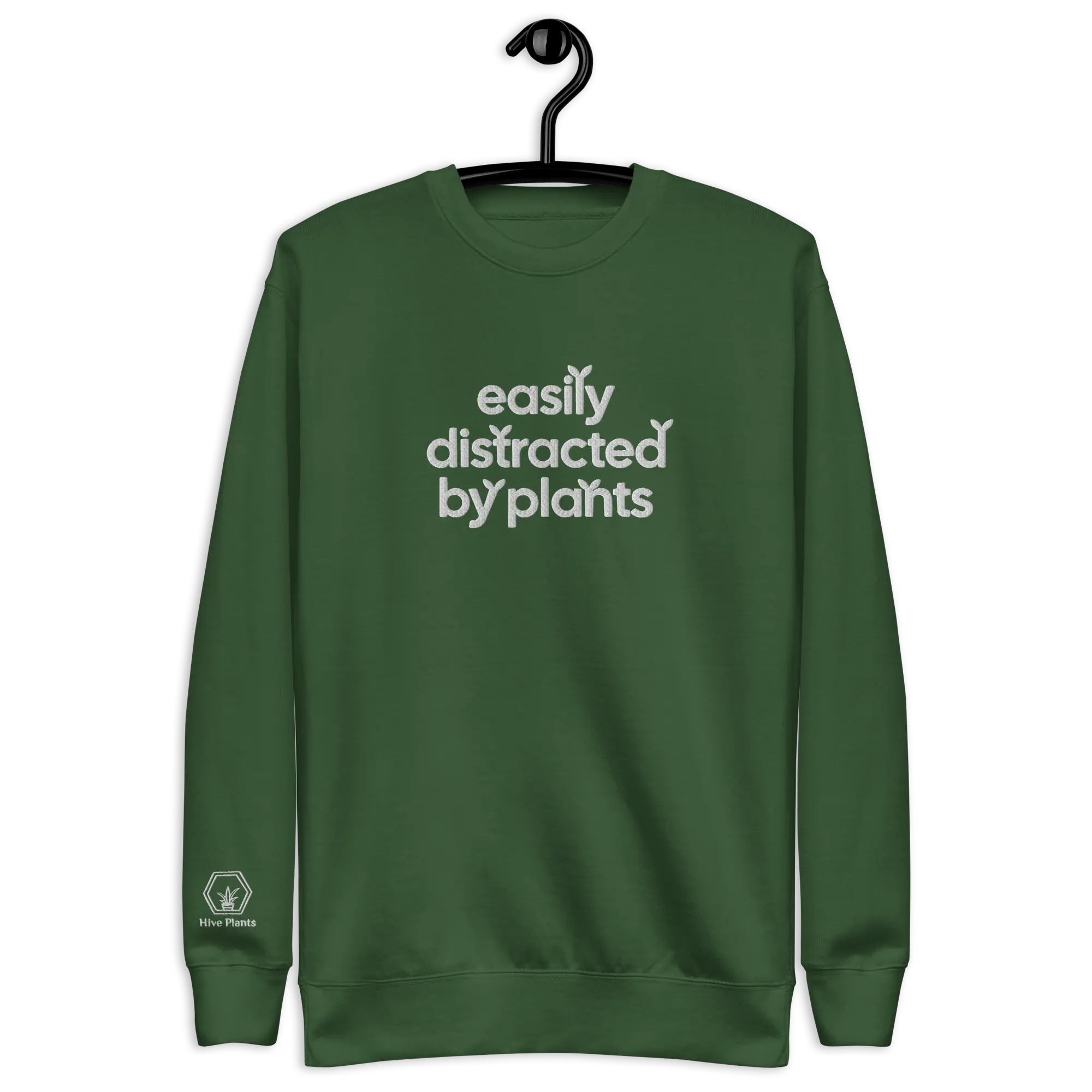 Easily Distracted By Plants Sweatshirt - The White Oak Collection -