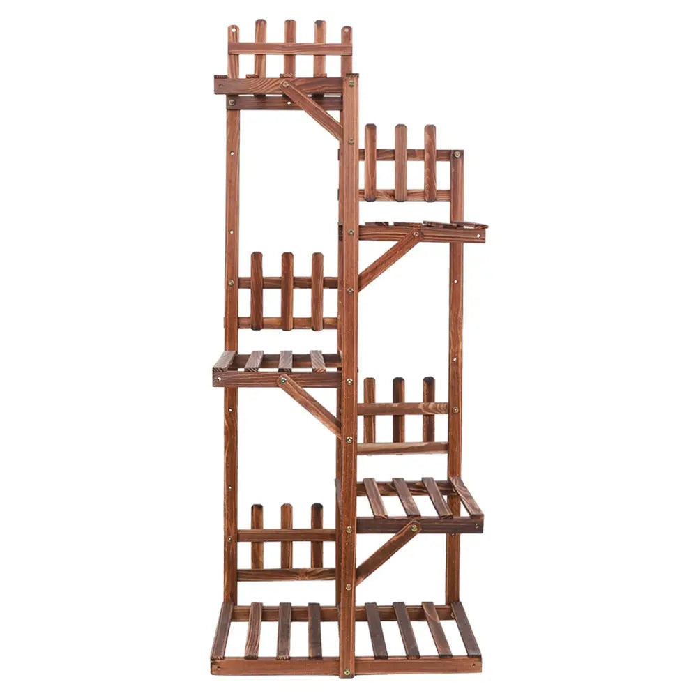 5 Tier Indoor Plant Stand - White Oak Home Goods - Plant Stand