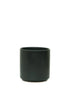 Cylindrical Ceramic Planter, Black 5" Wide - Hive Plants -