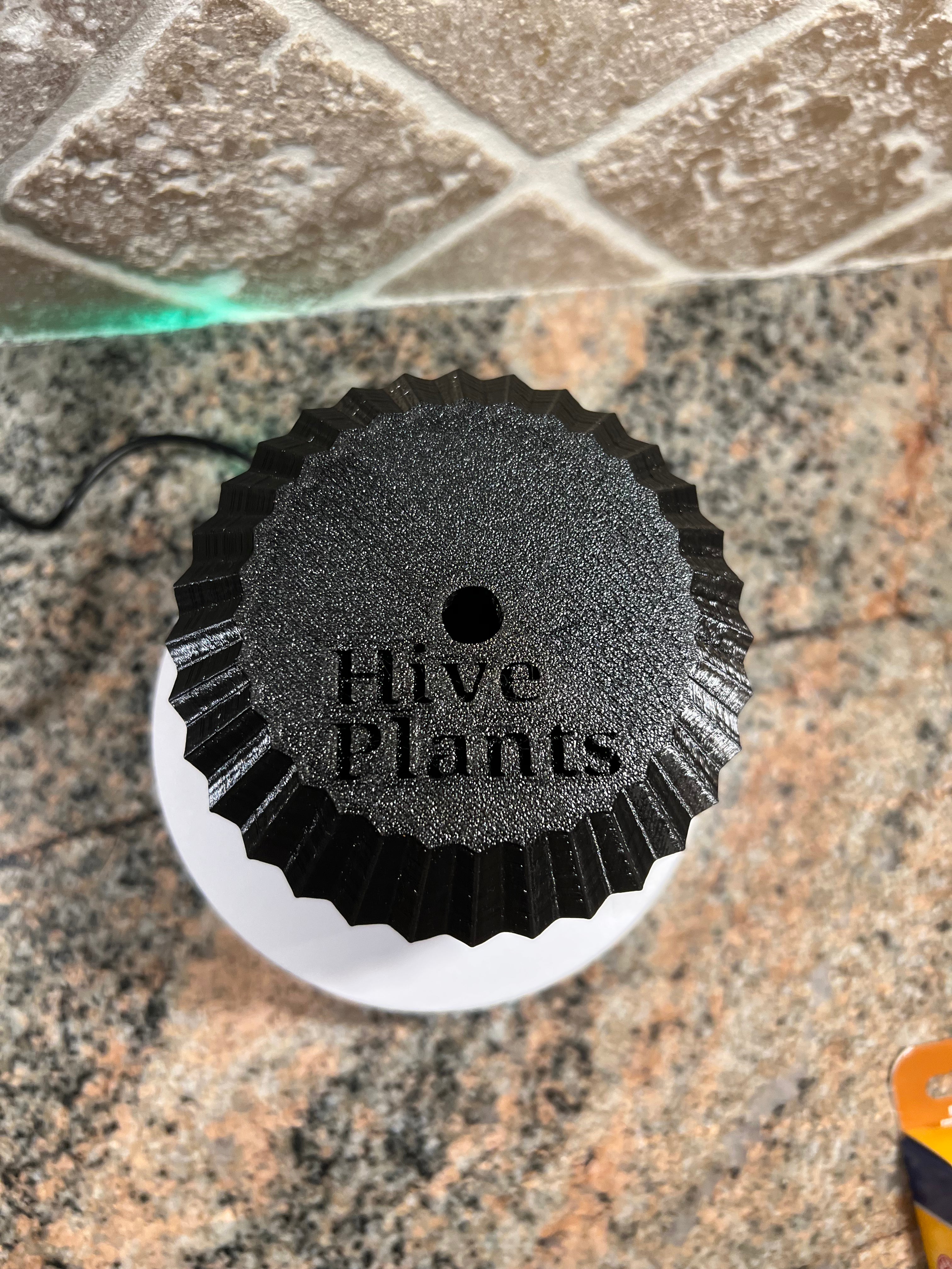 3D Printed Gear Pot - Hive Plants - Pots & Planters