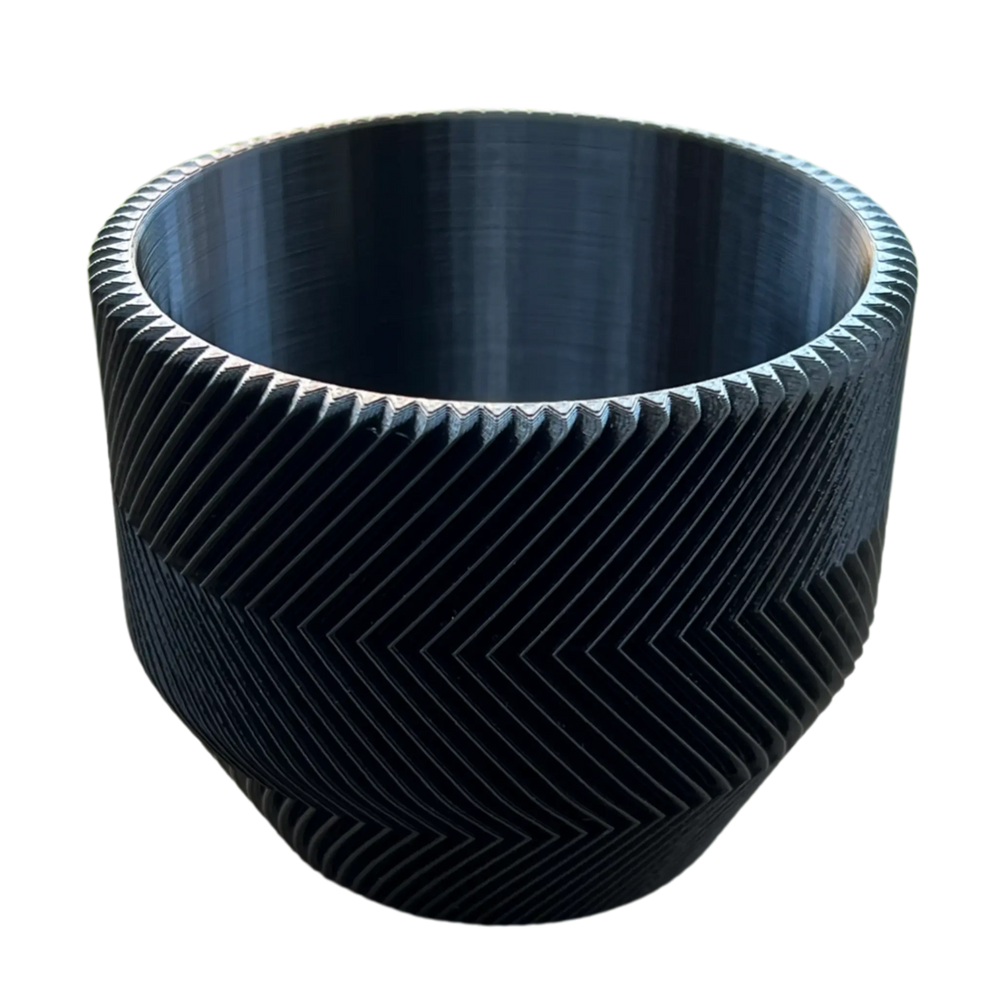 3D Printed Zig Zag Pot - Hive Plants -