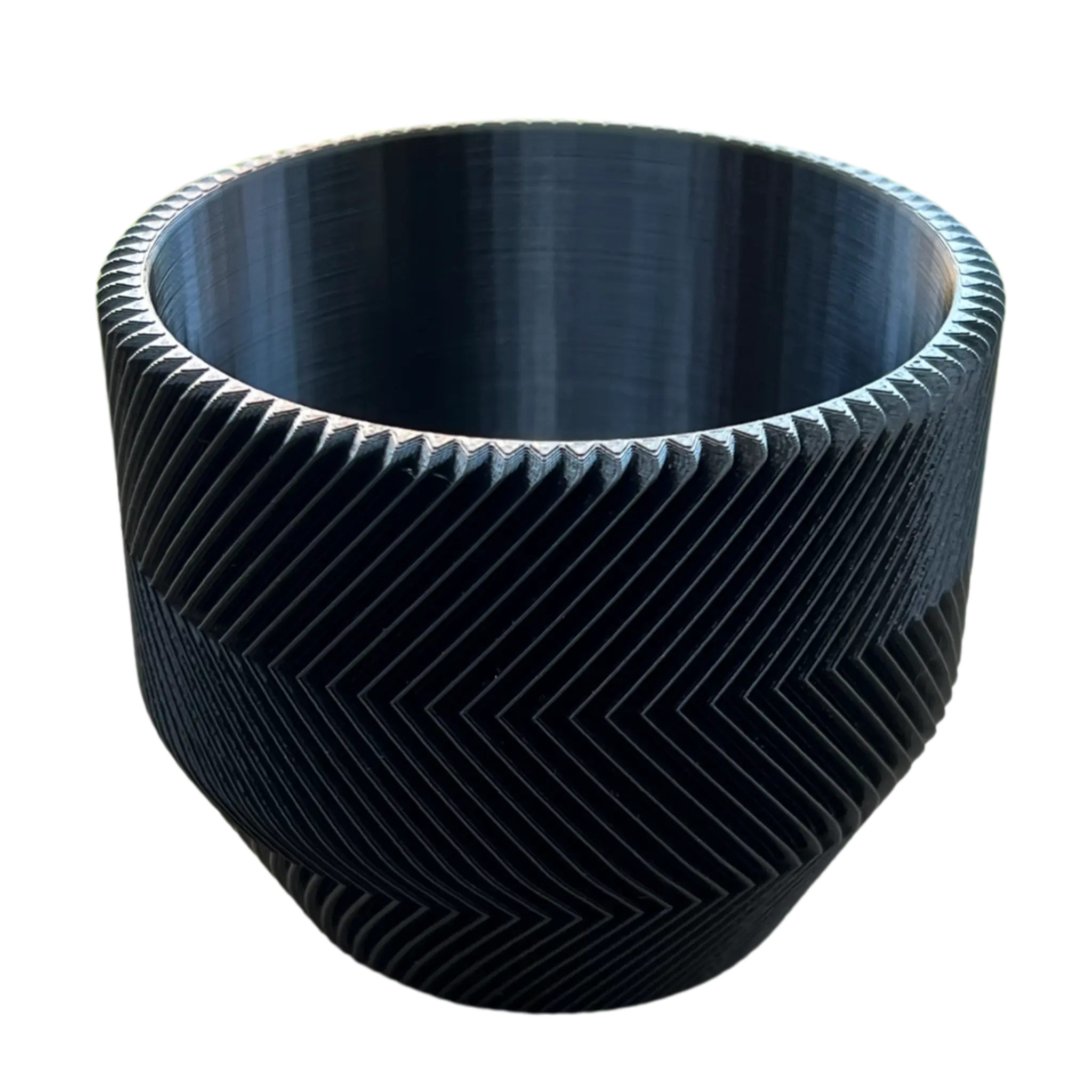 3D Printed Zig Zag Pot - Hive Plants -