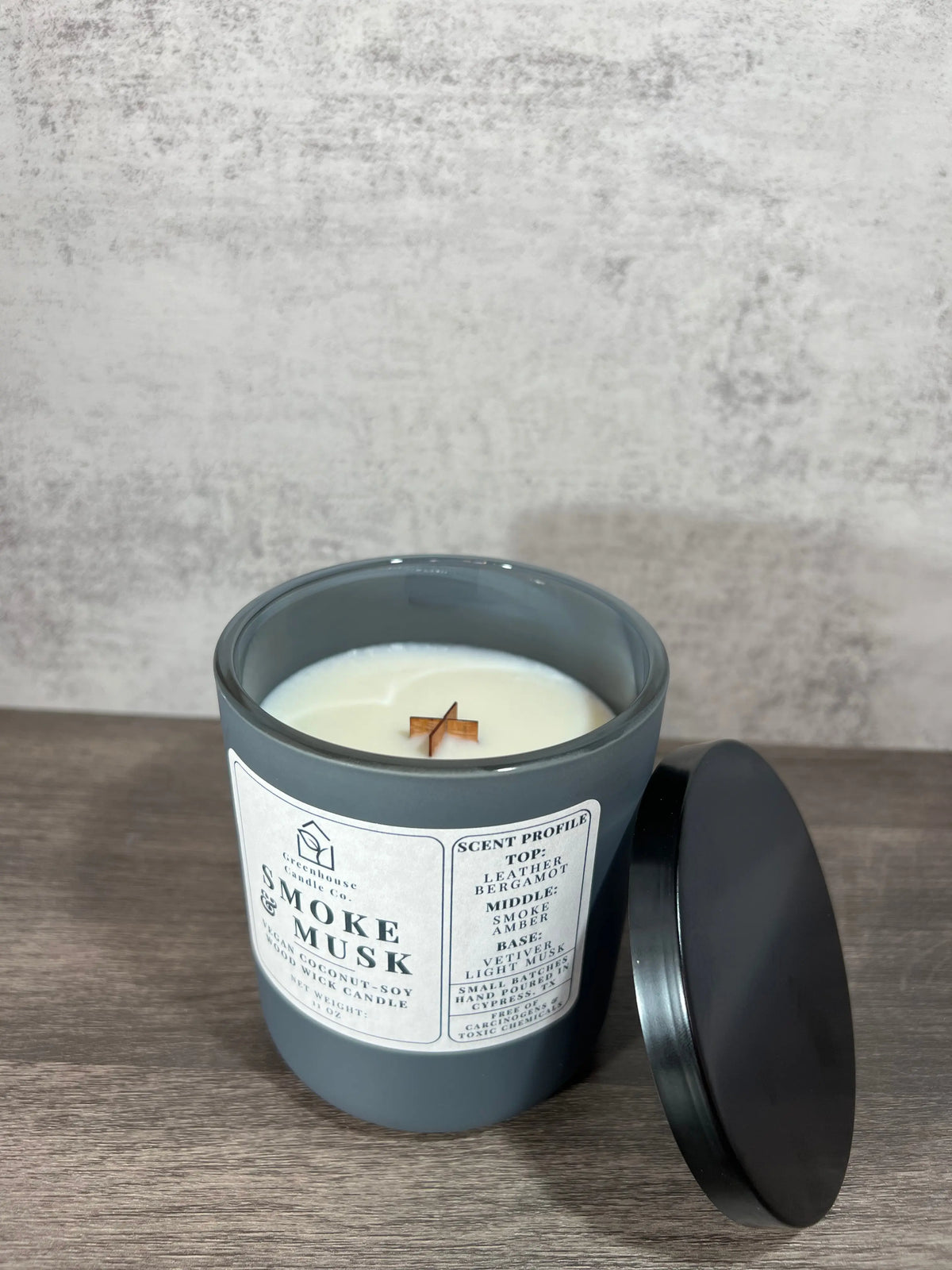 Smoke &amp; Musk - Greenhouse Candle Co. - 