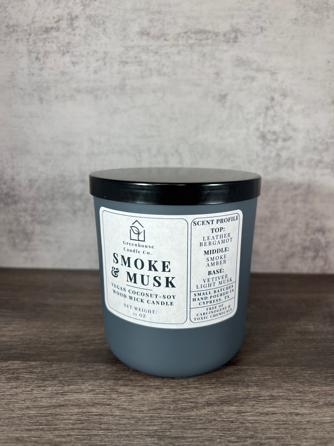 Smoke &amp; Musk - Greenhouse Candle Co. - 