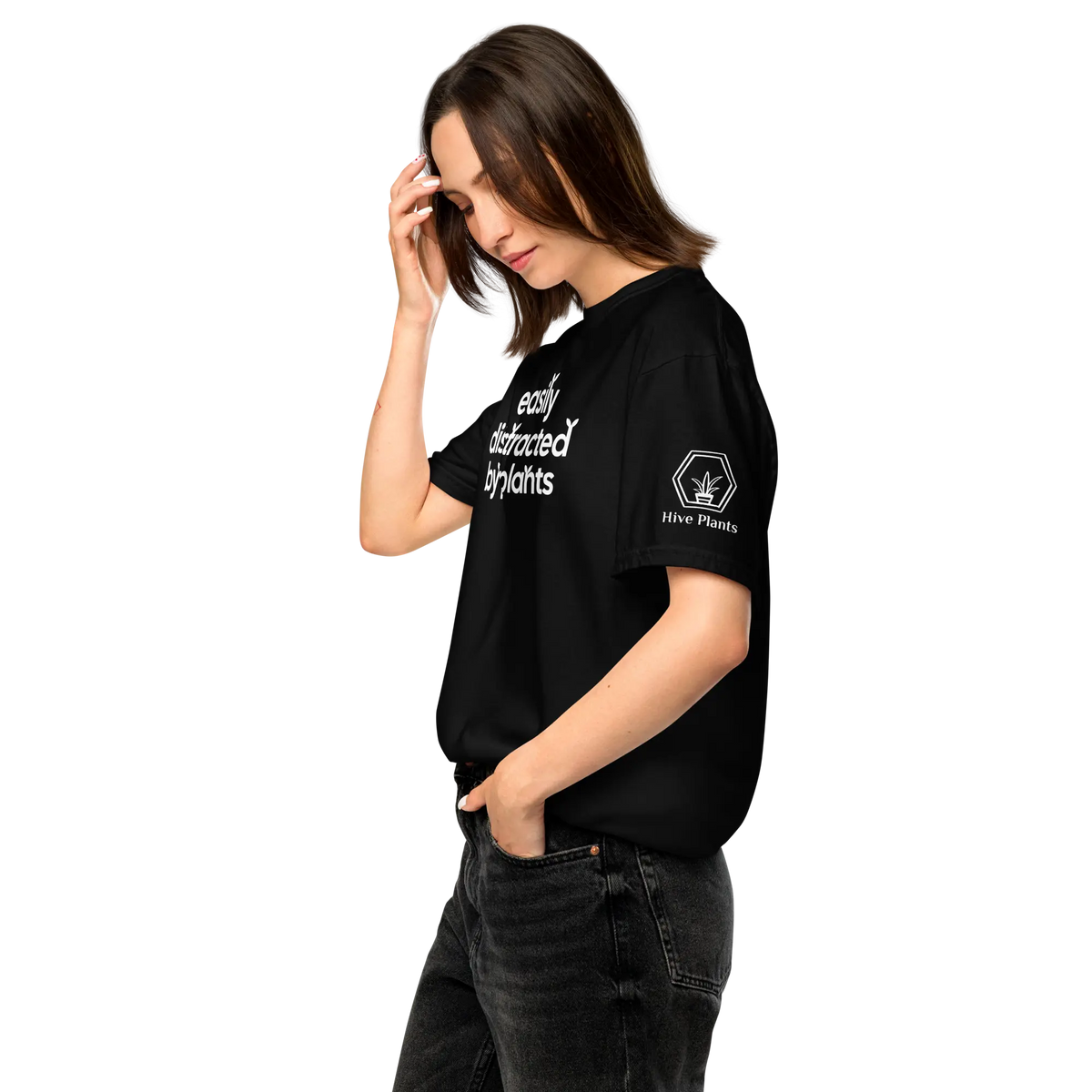 Easily Distracted By Plants t-shirt - The White Oak Collection - 