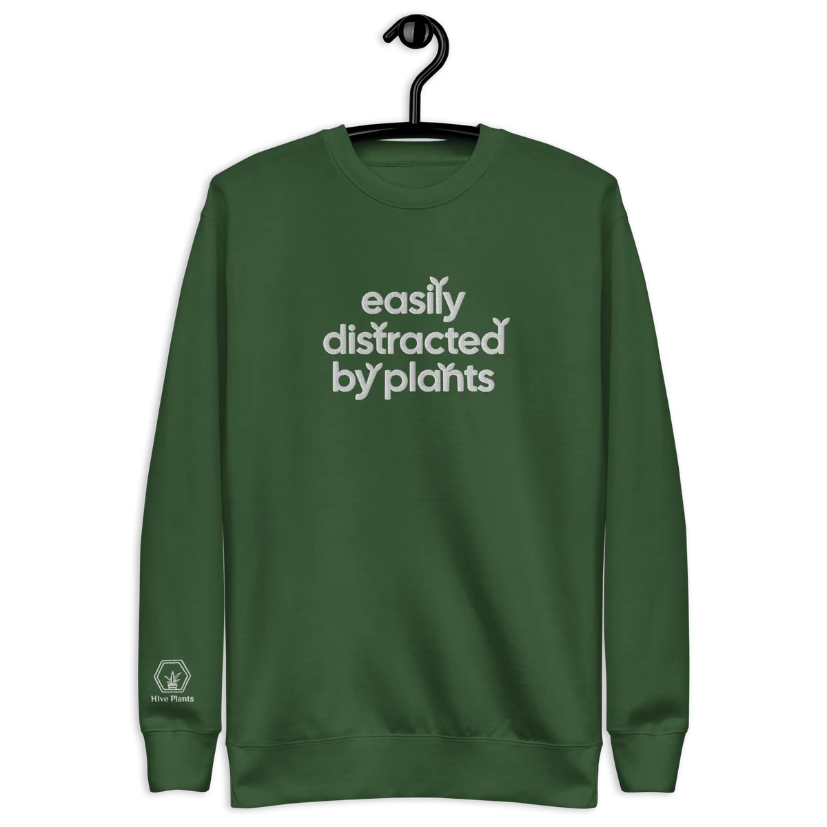 Easily Distracted By Plants Sweatshirt - The White Oak Collection - 