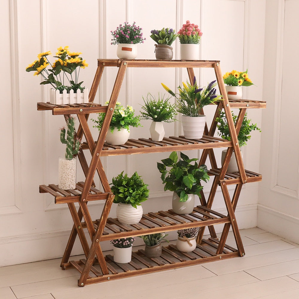 Indoor Plant Stand - White Oak Home Goods - Plant Stand