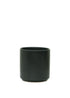 Cylindrical Ceramic Planter, Black 7" Wide - Hive Plants - 