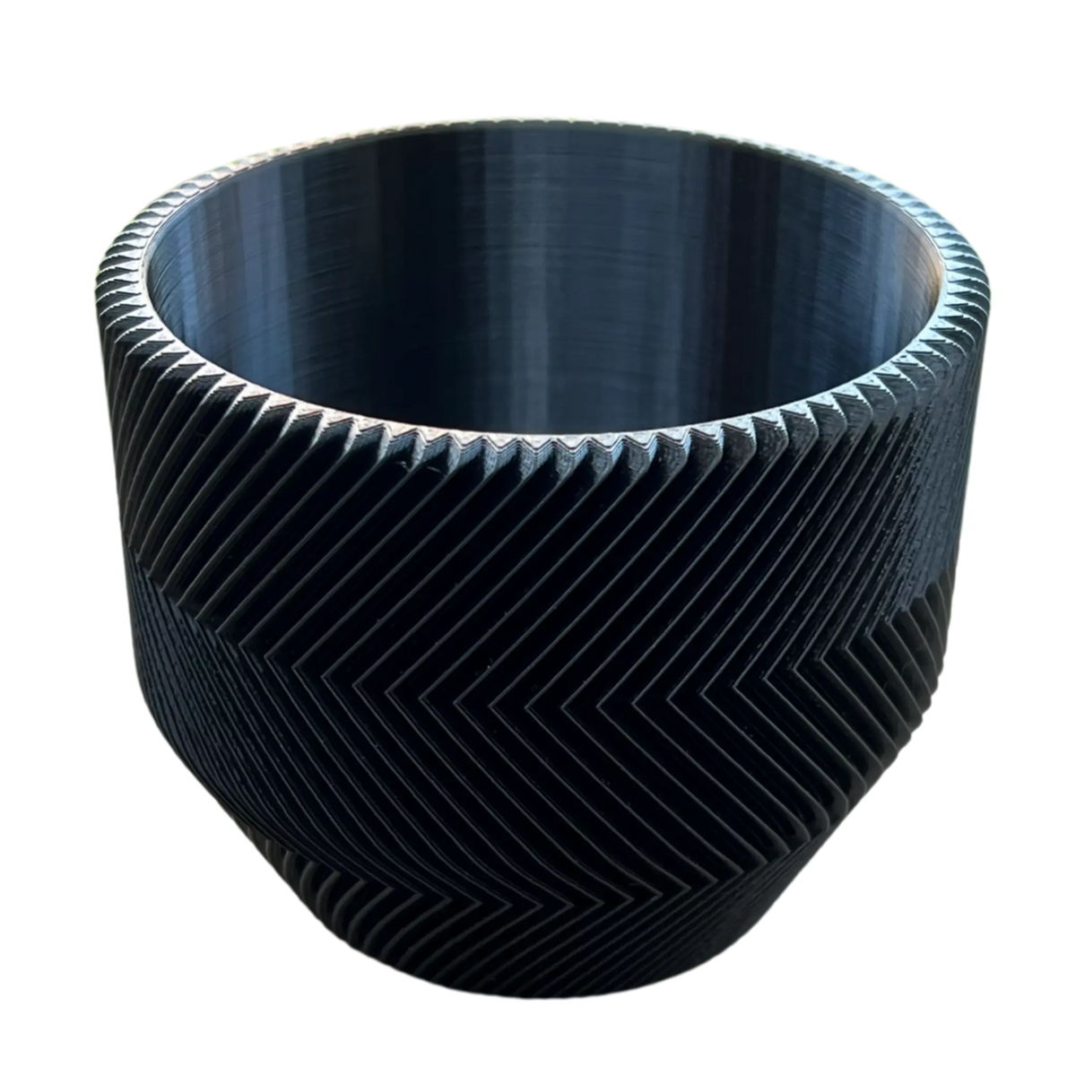 3D Printed Zig Zag Pot - Hive Plants - 
