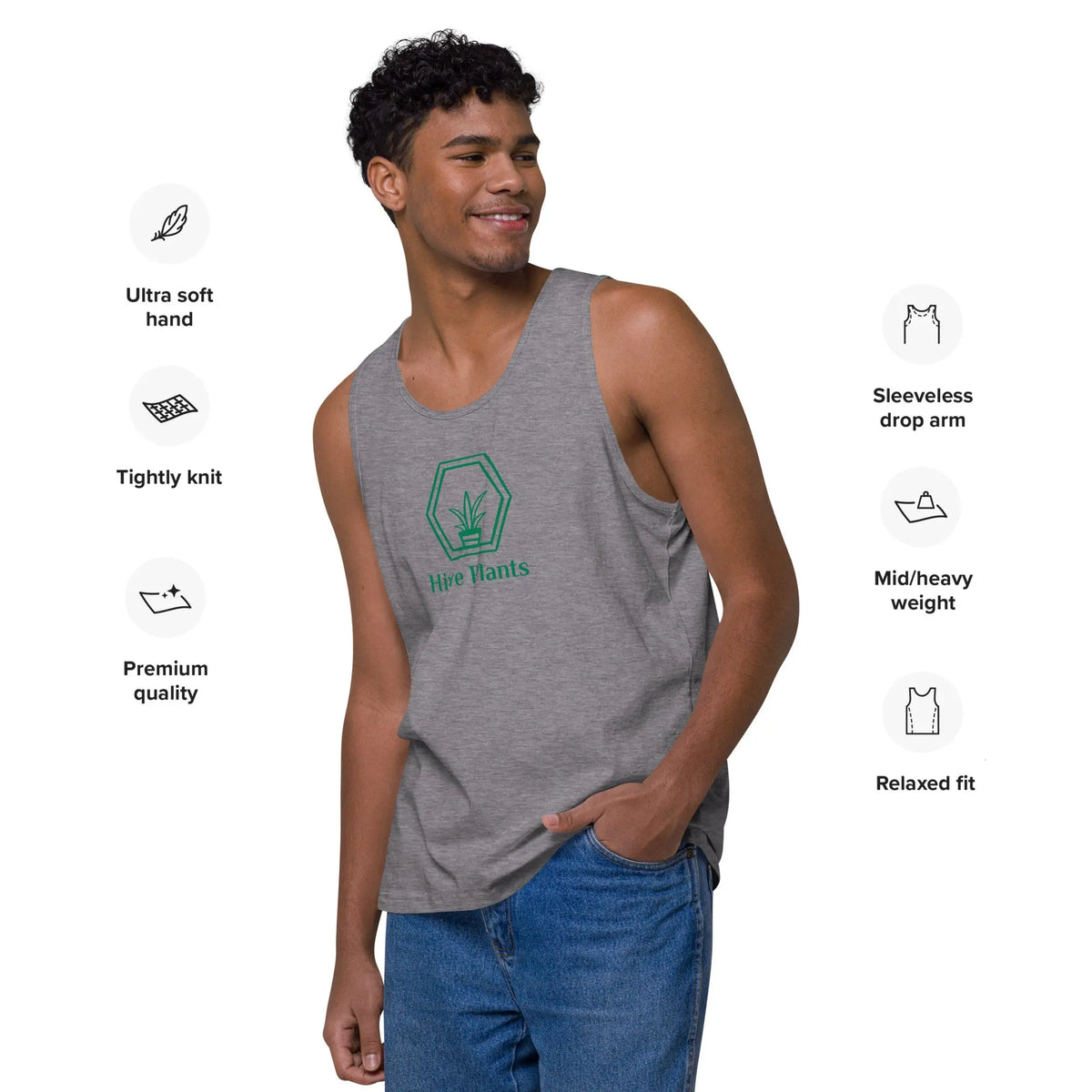 Hive Plants Premium Tank Top - Hive Plants - 