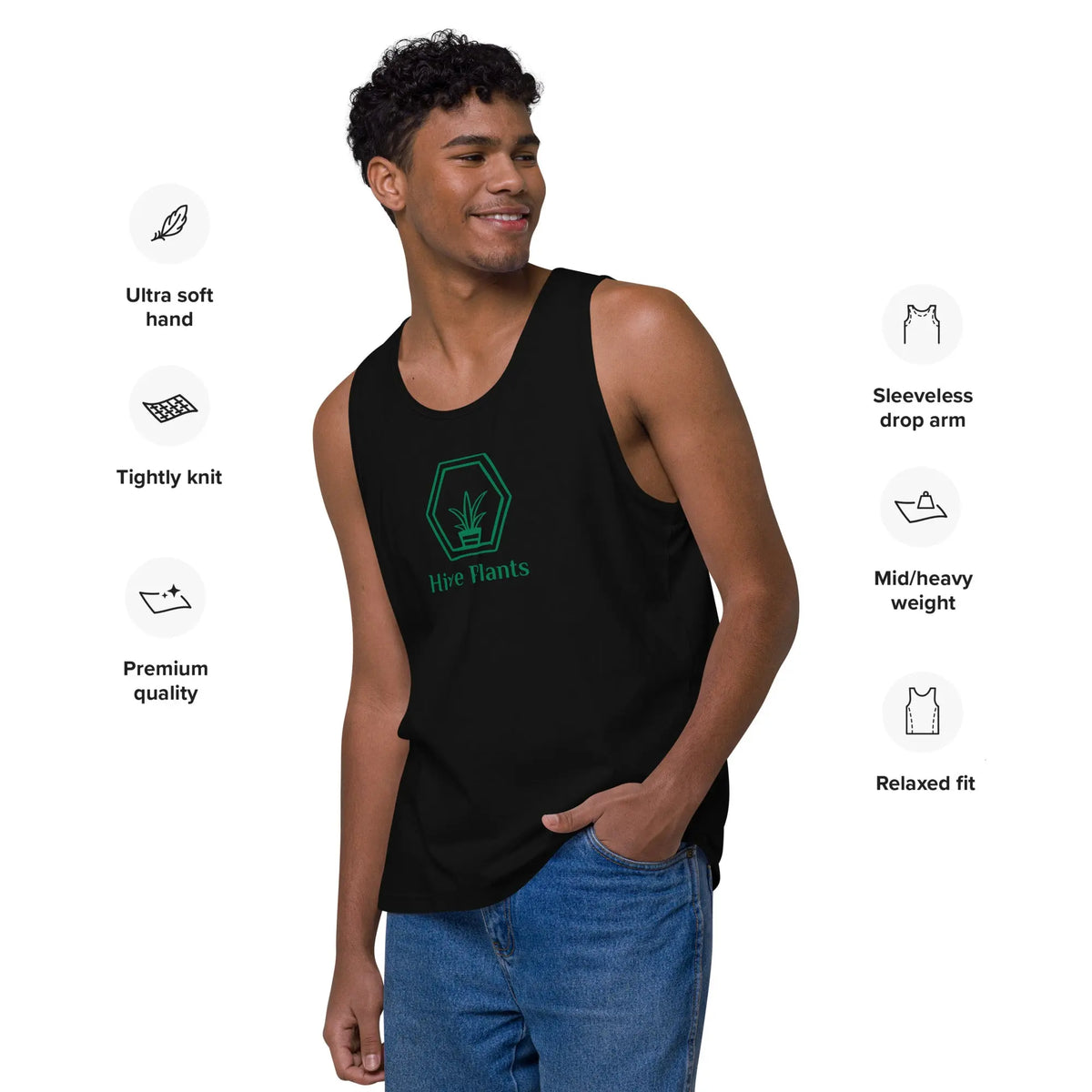 Hive Plants Premium Tank Top - Hive Plants - 