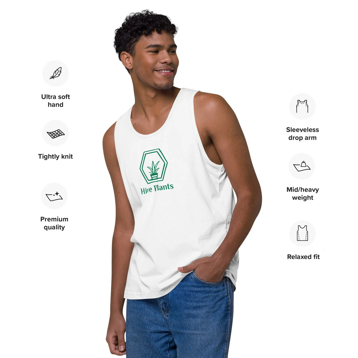 Hive Plants Premium Tank Top - Hive Plants - 